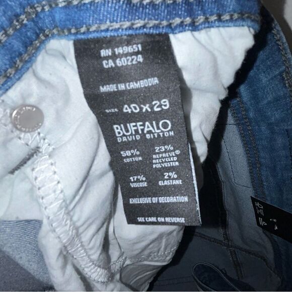 New, Buffalo David Bitton Adam Slim Stretch Denim Jeans - Picture 4 of 7